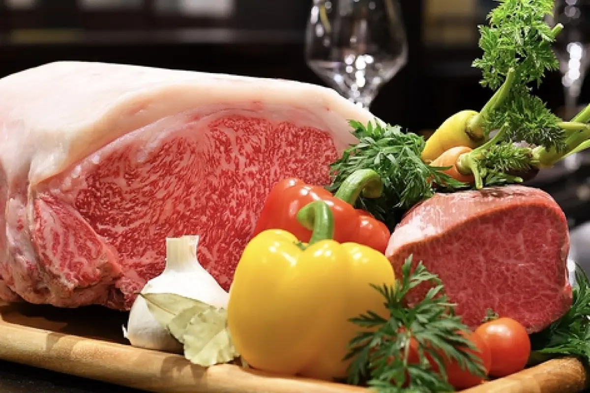 ステーキハウスあづまの料理