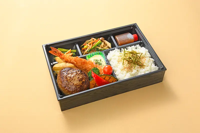 ハンバーグ＆海老フライ弁当