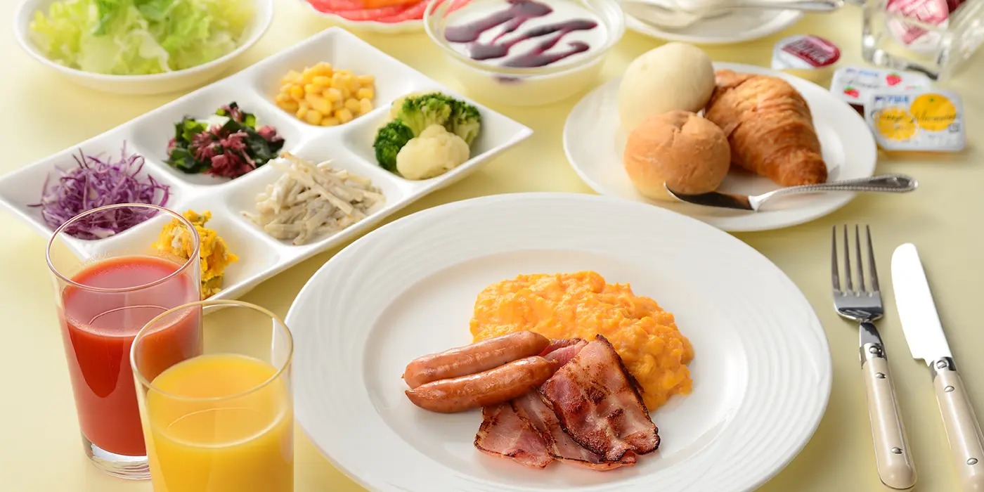 レスティーニにて朝食