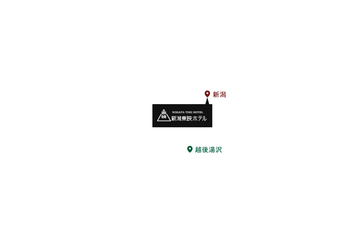 日本地図 - 新潟東映ホテルの位置